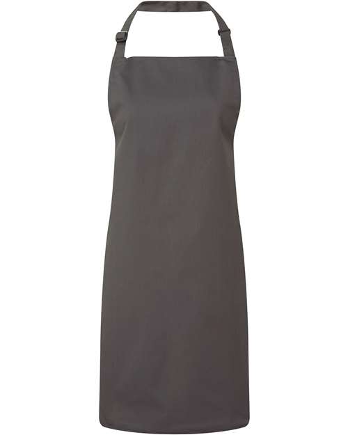 Recycled Bib Apron - Dark Grey