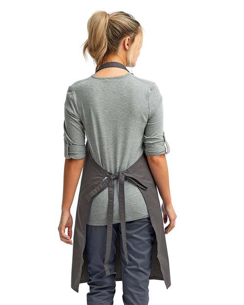 Recycled Bib Apron - Dark Grey