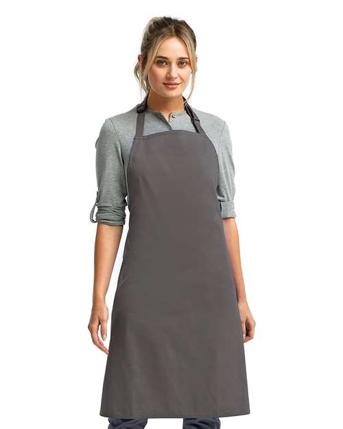 Recycled Bib Apron - Dark Grey