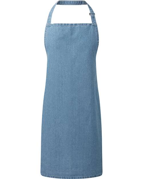 Recycled Bib Apron - Denim Blue