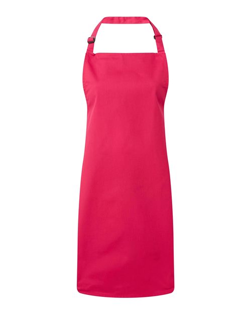 Recycled Bib Apron - Hot Pink