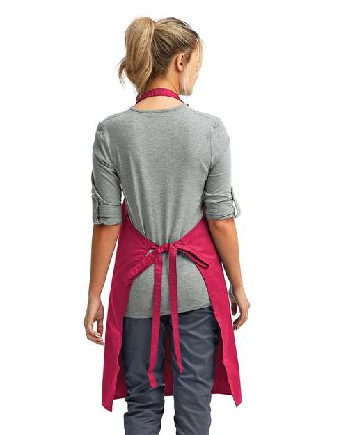Recycled Bib Apron - Hot Pink