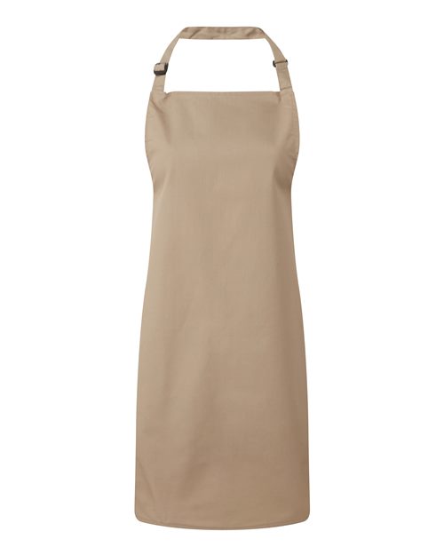 Recycled Bib Apron - Khaki