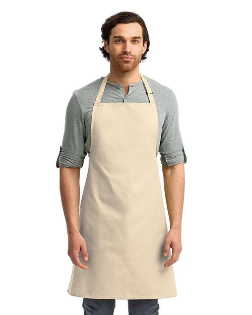 Recycled Bib Apron - Natural