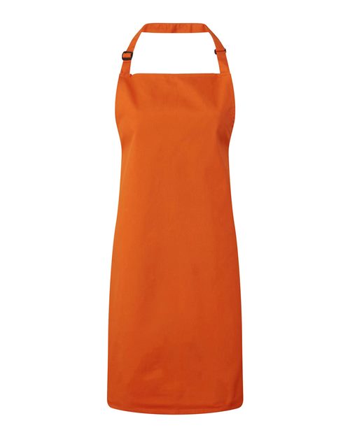 Recycled Bib Apron - Orange