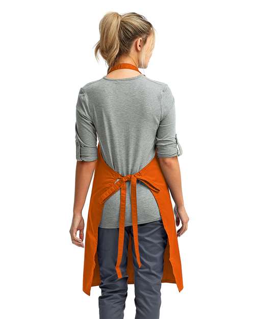 Recycled Bib Apron - Orange