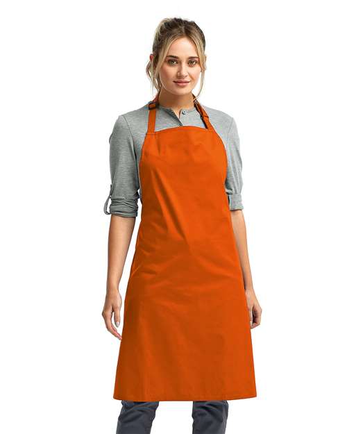 Recycled Bib Apron - Orange