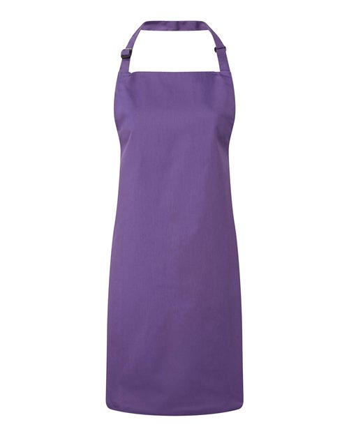 Recycled Bib Apron - Purple