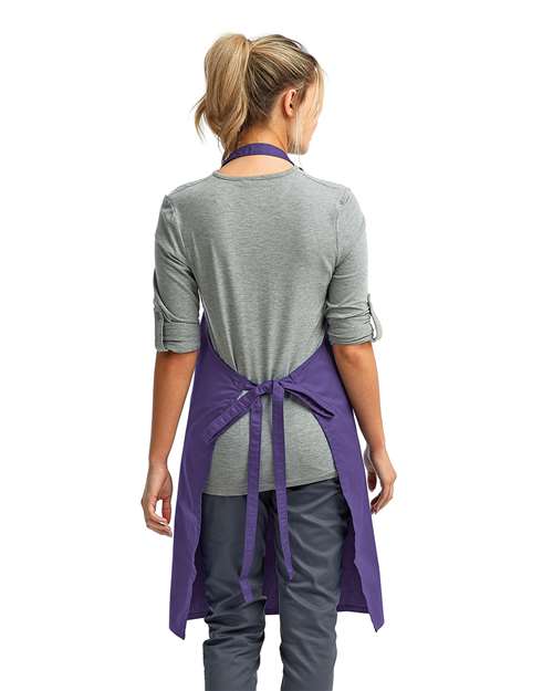 Recycled Bib Apron - Purple