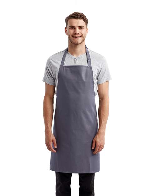 Recycled Bib Apron - Steel