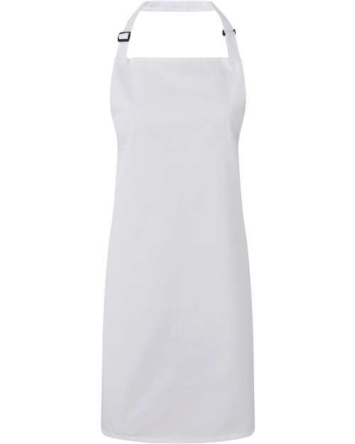 Recycled Bib Apron - White