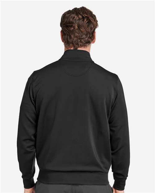 Men's Caves Tech Quarter-Zip Pullover - Black/ Dark Shadow Grey Heather