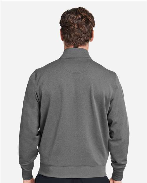 Men's Caves Tech Quarter-Zip Pullover - Dark Shadow Grey Heather