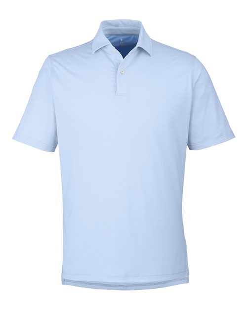 Men's USA Made Mini Stripe Tech Polo - Bluff