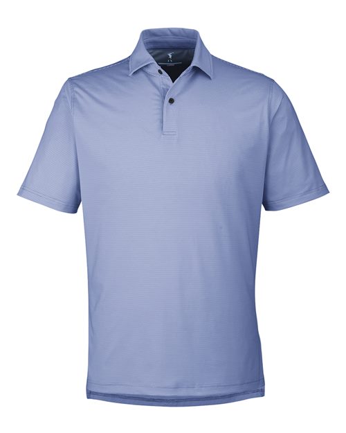 Men's USA Made Mini Stripe Tech Polo - Marine