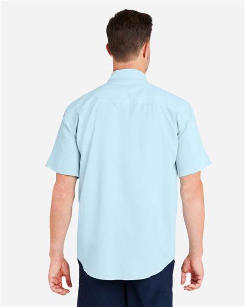 Men's Tide Point Short Sleeve Shirt - Crystal Blue