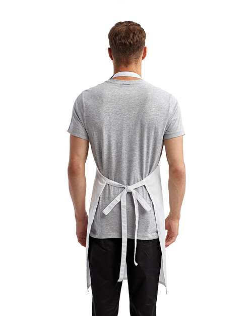 Recycled Pocket Bib Apron - White