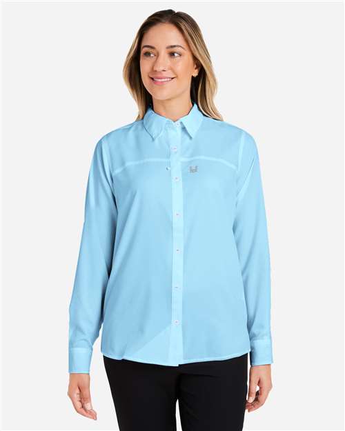Women's Tide Point Long Sleeve Shirt - Crystal Blue