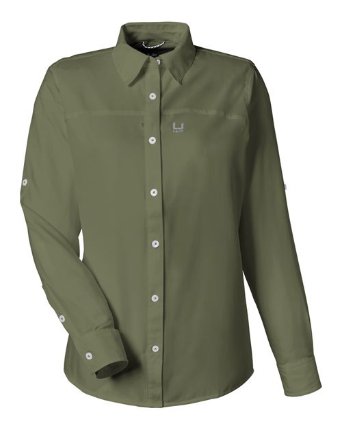 Women's Tide Point Long Sleeve Shirt - Moss
