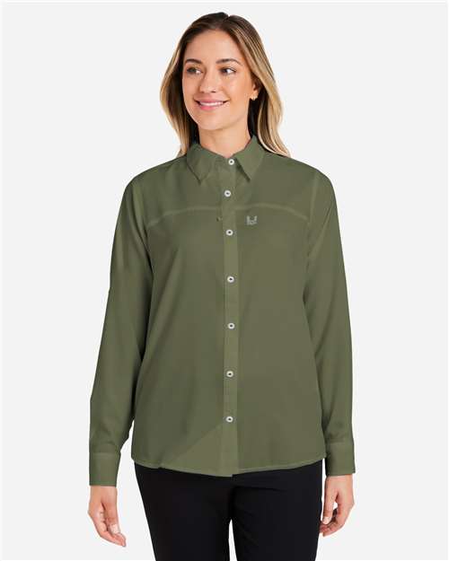 Women's Tide Point Long Sleeve Shirt - Moss