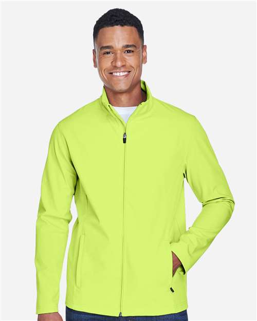 Men's Leader Soft Shell Jacket - Safety Yellow