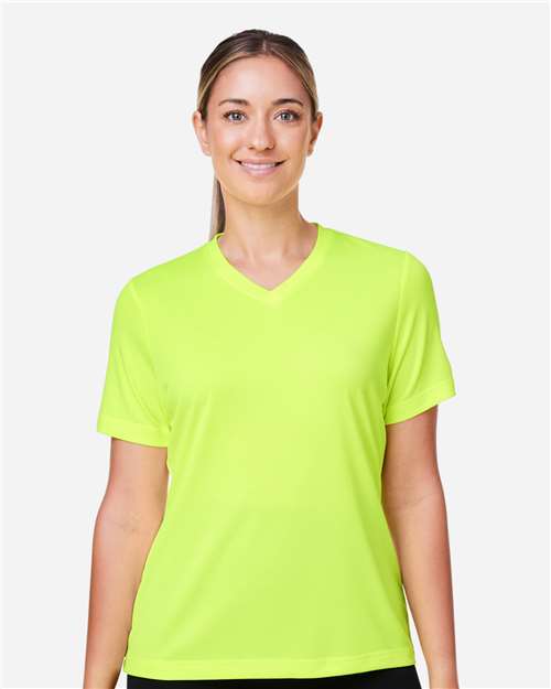 Women's Zone Performance Mesh T-Shirt - Safety Yellow