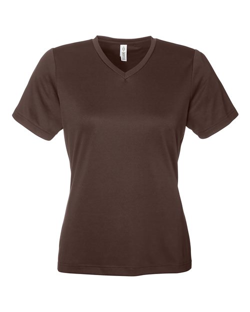 Women's Zone Performance Mesh T-Shirt - Sport Dark Brown