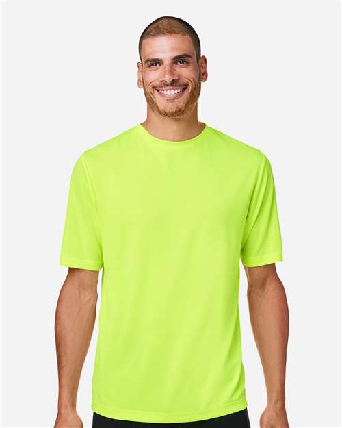 Men's Zone Performance Mesh T-Shirt - Safety Yellow