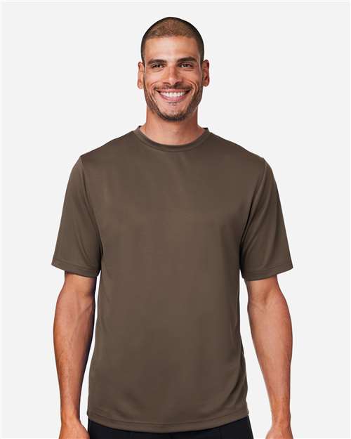 Men's Zone Performance Mesh T-Shirt - Sport Dark Brown