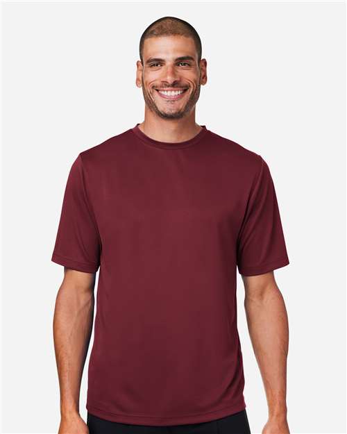 Men's Zone Performance Mesh T-Shirt - Sport Maroon