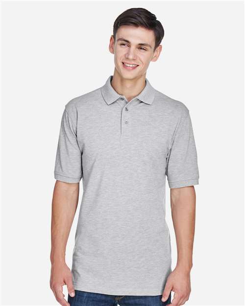 Men's Easy Blend™ Polo - Grey Heather