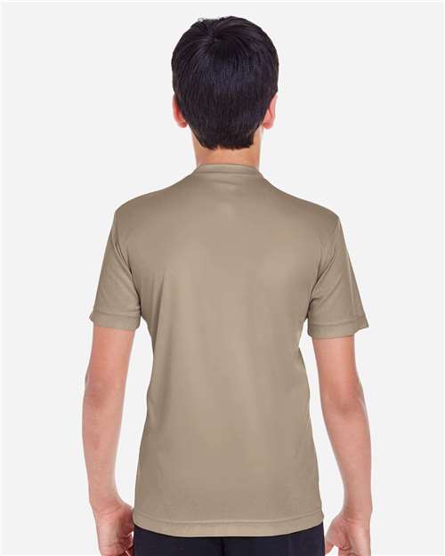 Youth Zone Performance T-Shirt - Desert Khaki