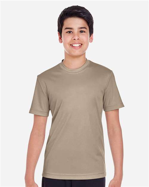 Youth Zone Performance T-Shirt - Desert Khaki