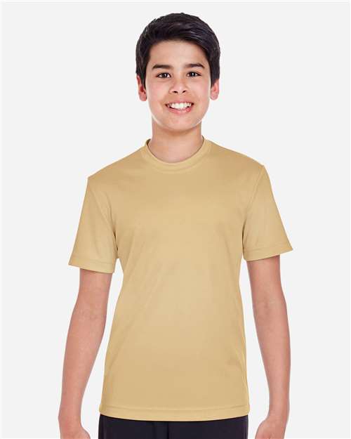 Youth Zone Performance T-Shirt - Sport Vegas Gold