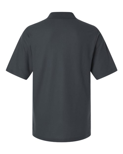 Men's Maverick CVC Pique Polo - Dark Charcoal