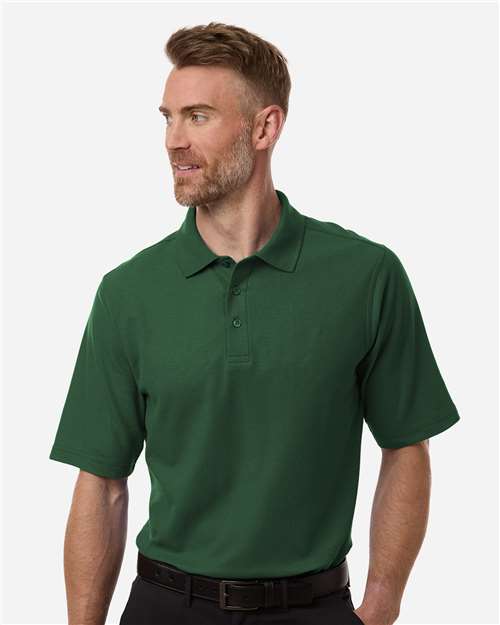 Men's Maverick CVC Pique Polo - Dark Green