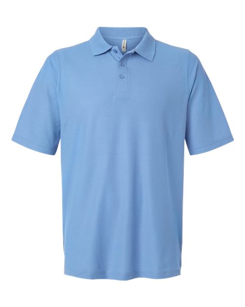 Men's Maverick CVC Pique Polo - Light College Blue