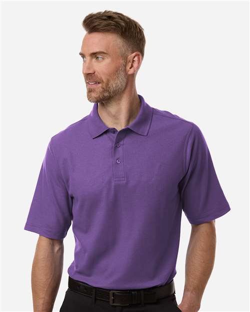 Men's Maverick CVC Pique Polo - Team Purple