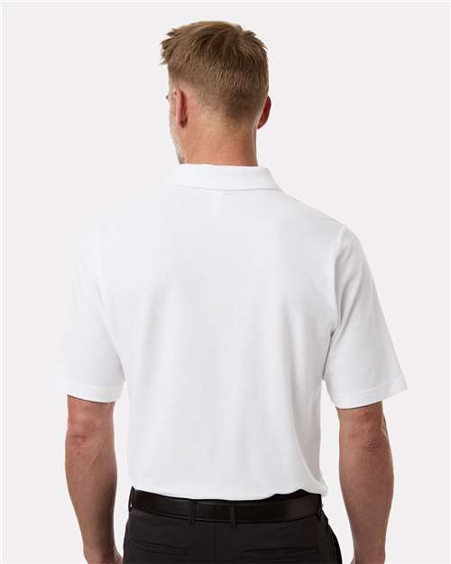 Men's Maverick CVC Pique Polo - White