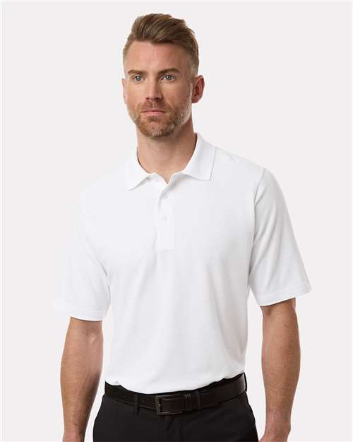 Men's Maverick CVC Pique Polo - White