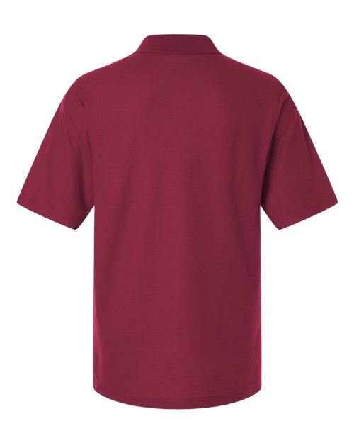 Men's Maverick CVC Pique Polo - Wine