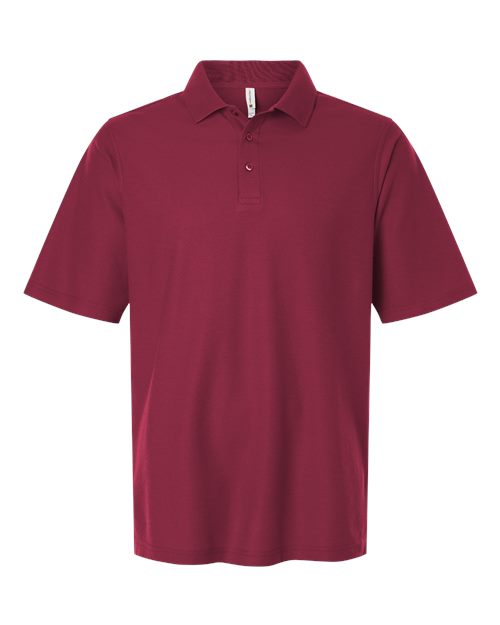 Men's Maverick CVC Pique Polo - Wine