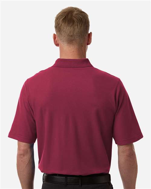 Men's Maverick CVC Pique Polo - Wine