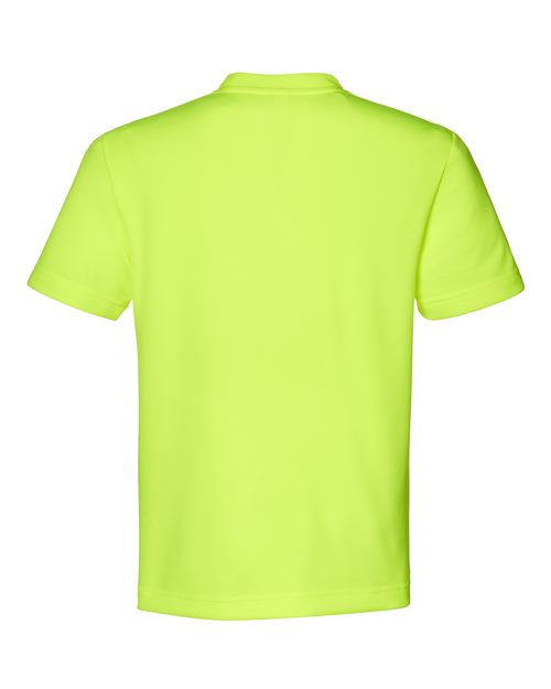 Youth Zone Performance Mesh T-Shirt - Safety Yellow