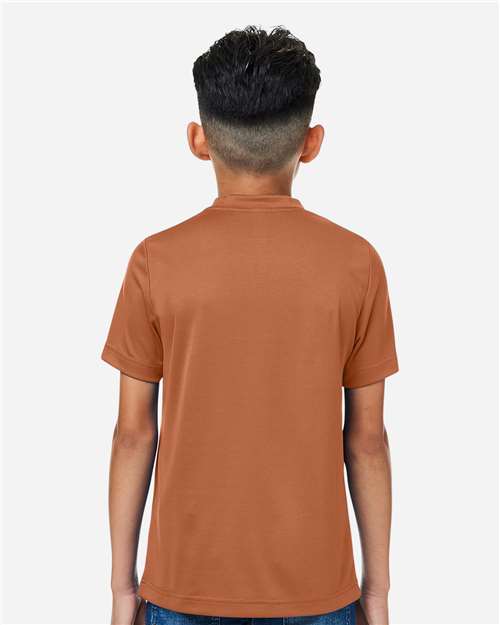 Youth Zone Performance Mesh T-Shirt - Sport Burnt Orange