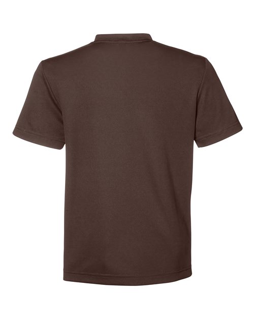 Youth Zone Performance Mesh T-Shirt - Sport Dark Brown