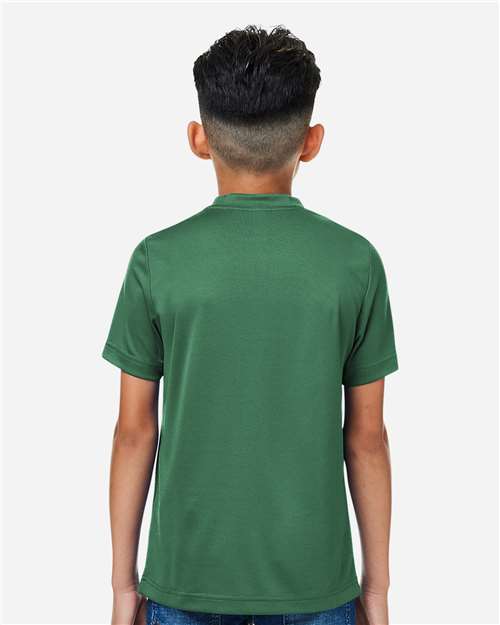 Youth Zone Performance Mesh T-Shirt - Sport Dark Green