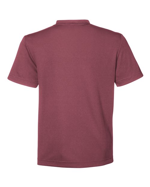 Youth Zone Performance Mesh T-Shirt - Sport Dark Maroon