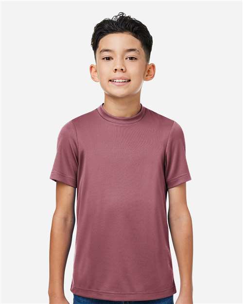 Youth Zone Performance Mesh T-Shirt - Sport Dark Maroon