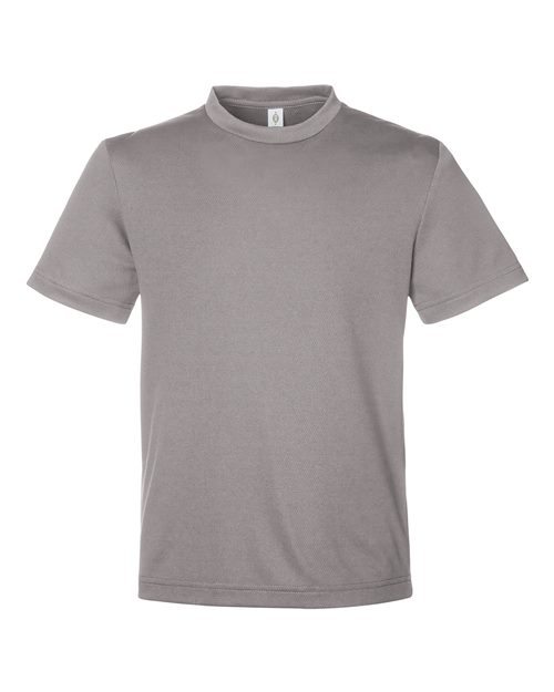 Youth Zone Performance Mesh T-Shirt - Sport Graphite